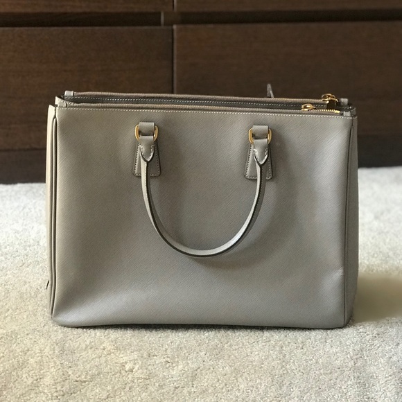 Prada Lux Saffiano Argilla Handbag - Picture 2 of 8